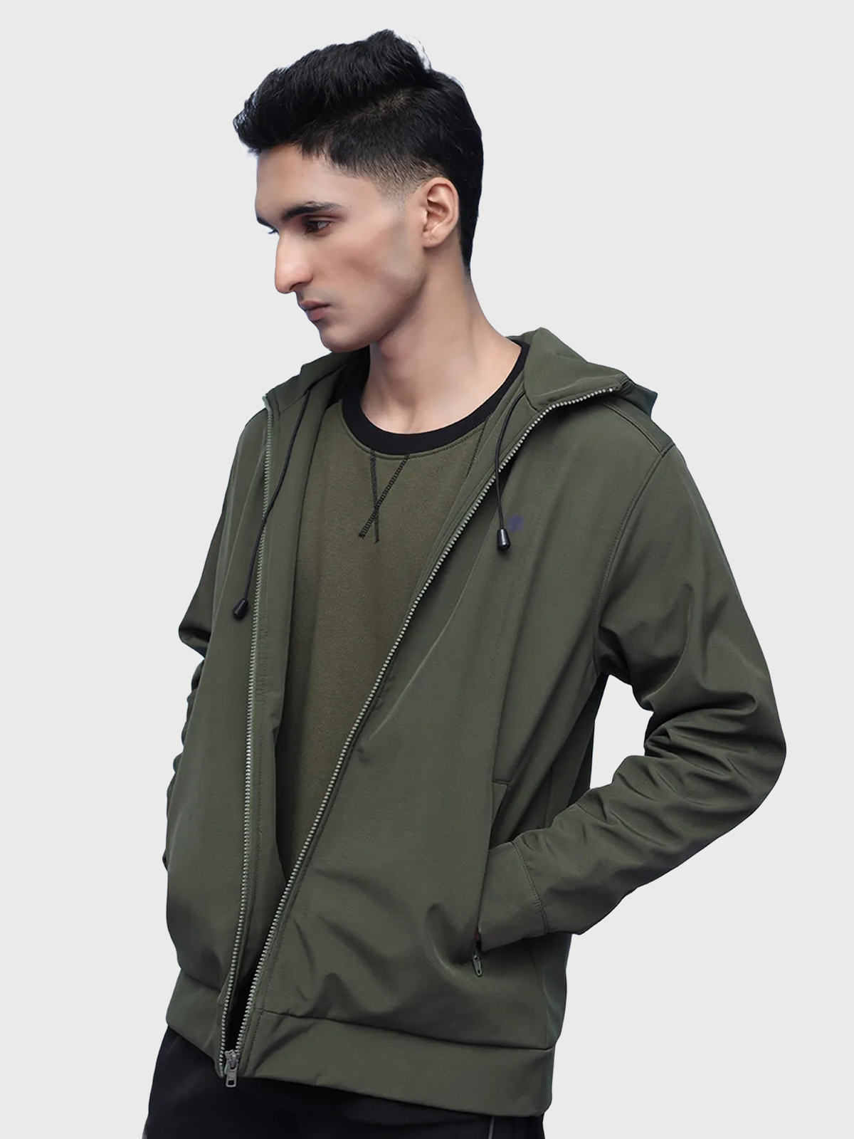Jacket with Hoodie