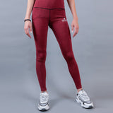 Standard Tights 1.1 Full Melange (NA0019)-Maroon