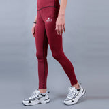 Standard Tights 1.1 Full Melange (NA0019)-Maroon