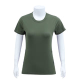 On The Roll V Neck Tee (NA0159)-OLIVE/GRN