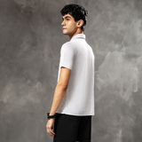 Polo T-Shirt Melange (NA0003)-White