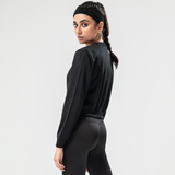 Homerun 1.0 Crop-Sweatshirt (NA0013)-Black